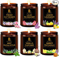 6 Pack Candles for Home Scented, Candles Gifts for Women Men, 42oz Soy Candle Set, product image