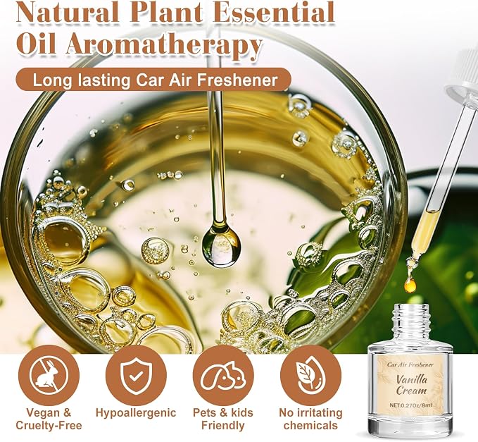 6 Pack Car Air Freshener - Valentines Day Gifts for Her, Hanging Air Freshener Essential Oil Diffuser, alternate product view