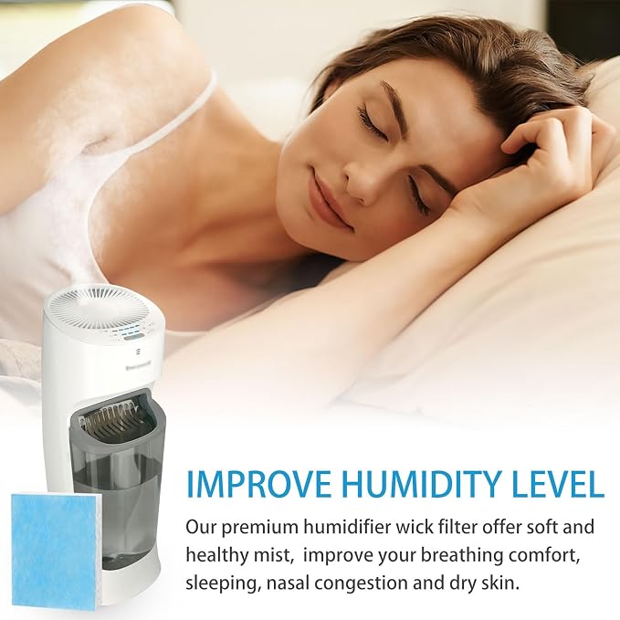 6 Pack HFT600 Humidifier Filters T Compatible with Humidifier HEV615 and HEV620, Compare to Part HFT600T HFT600PDQ