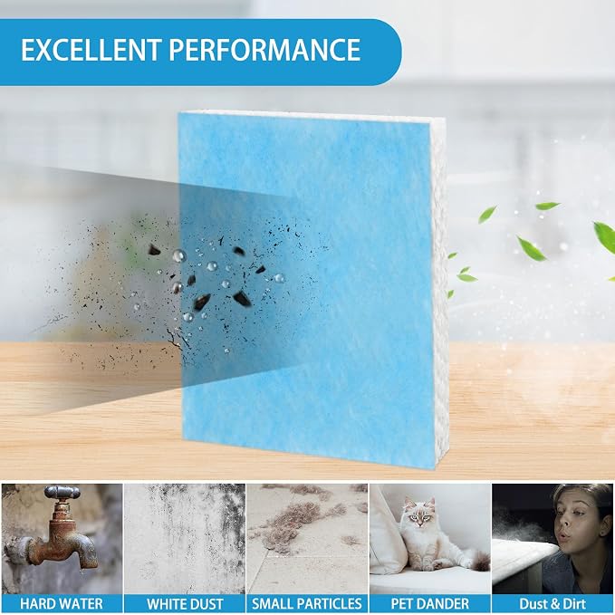 6 Pack HFT600 Humidifier Filters T Compatible with Humidifier HEV615 and HEV620, Compare to Part HFT600T HFT600PDQ