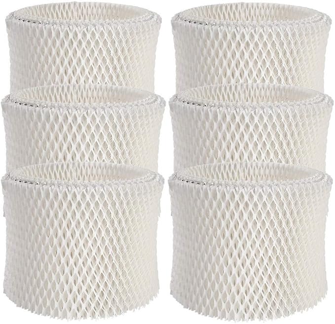 6-Pack Humidifier Wicking Filters Replacement Compatible for HAC-504, HAC-504AW, HCM-350, HCM-300T, HCM-600