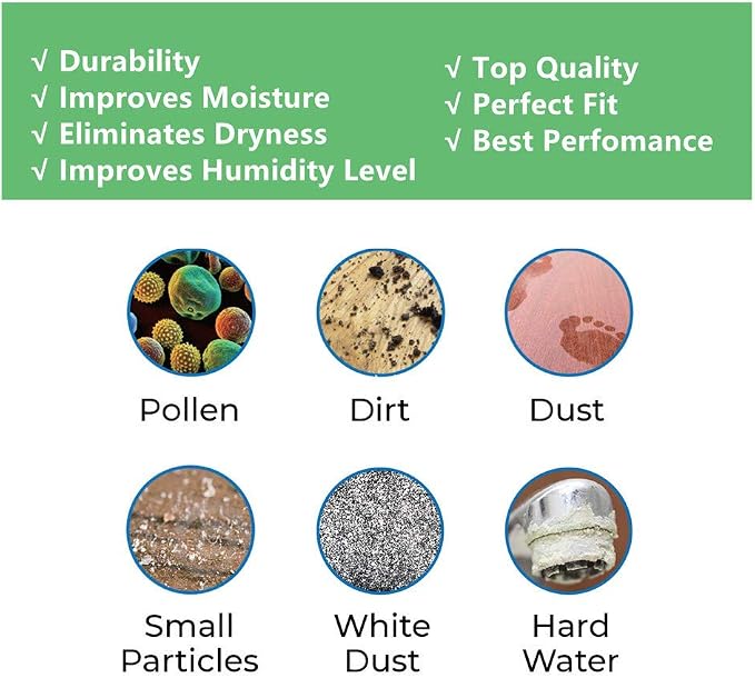 6-Pack Humidifier Wicking Filters Replacement Compatible for HAC-504, HAC-504AW, HCM-350, HCM-300T, HCM-600