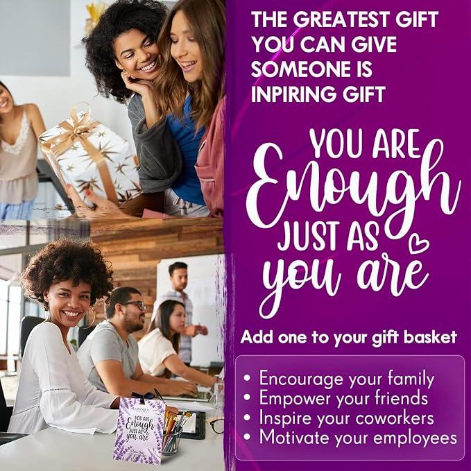 6 Pack Inspirational Scented Sachets - Valentines Day Girlfriend Gifts for Her Wife | Natural Moth Repellent for Closets, Air