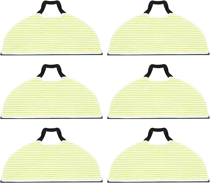 6-Pack Mop Pads Compatible for Shark Matrix Plus AI Ultra 2-in-1 Robot Vacuum AV2610WA, RV2610WA, RV2610BTUS, AV2620WA