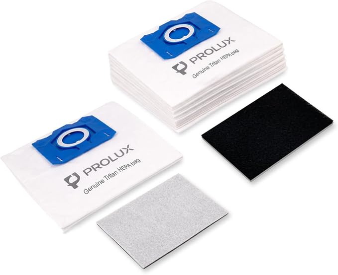 6 pack of HEPA bags and 2 post Filters for the Tritan series vacuum cleaners, alternate product view 5