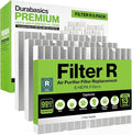 6 Pack of HEPA Filters Compatible with Air Purifier Replacement Filters, Replacement for Filter R, HEPA