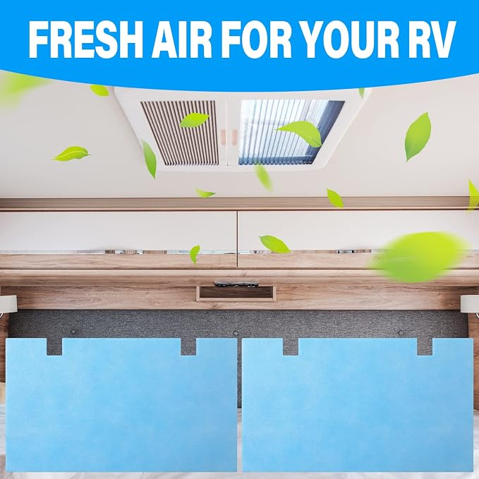 6 Pack RV A/C Replacement Air Filter MERV 6 Rated Air Conditioner Filters Compatible with Duo Therm Air Conditioner