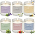 6 Pack Scented Candles Gift Set, Long Lasting Aromatherapy Candles for Home, 37.8 oz 300 Hour Burn, product image