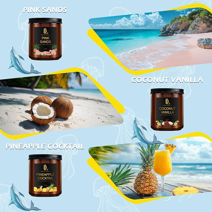 6 Pack Scented Candles Set, 42oz 300 Hour Long Lasting Candle, Soy Candles for Home Scented, alternate product view 5