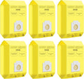 6 Pack Vacuum Cleaner Bags Fit for Canister Type C/Q 5055 50555 50557 50558 and Pana·sonic Type C-5 C-18, 200 Series