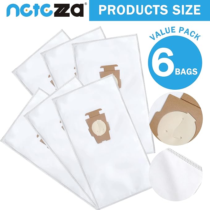 6 Pack Vacuum Cleaner Dust Bags Fit for 204811 204814 204808 205811 fit All Generation & Sentria Models, alternate