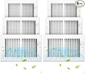 6 Pcs 10 x 6 Inch (Interior Size) Air Vent Cover Ceiling Register Grill Duct Opening Air Supply Diffuser 2 Way