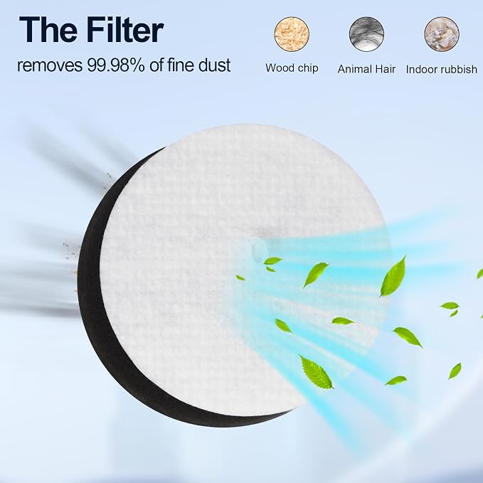 6 Replacement Sponge Filter for Deebot X11 OmniCyclone Robot Vacuum Replacement Accessories, alternate product view 4