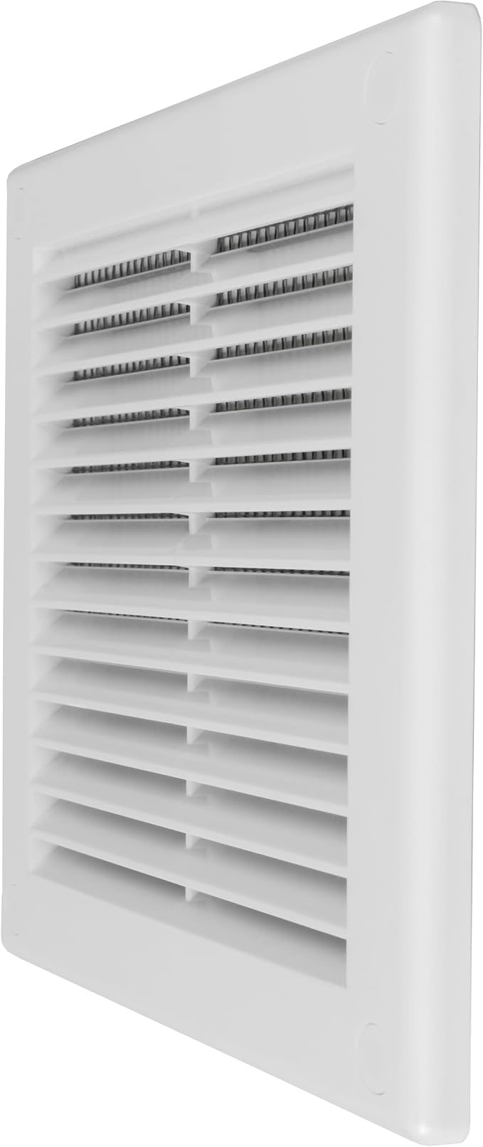 6 x 6 Inch [Frame Dimensions] White Air Vent Cover – Plastic Square Air Vent Grill Cover for Wall or Ceiling –, alternate