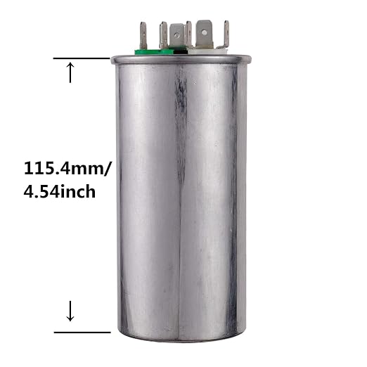 60+7.5 uF 60/7.5 MFD ±6% 370/440 V AC CBB65 Dual Run Circular Start Capacitor for AC Motor Run or Fan Start or, alternate