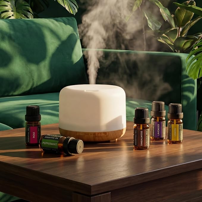 60 Bottles Premium Essential Oils Set - Natural Essential Oils for Diffuser, Humidifier, Candle and Soap Making(60x5 ML)
