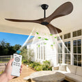 60 in Ceiling Fan of 7400+CFM High Airflow with Mute Remote Control,Ceiling Fan no light for Indoor/Outdoor Patios.6 Speed