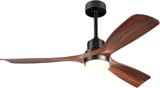 60 Inch Ceiling Fans with Lights, Outdoor Ceiling Fan for Patios with Light and Remote, 3 Downrods, ETL Listed, alternate