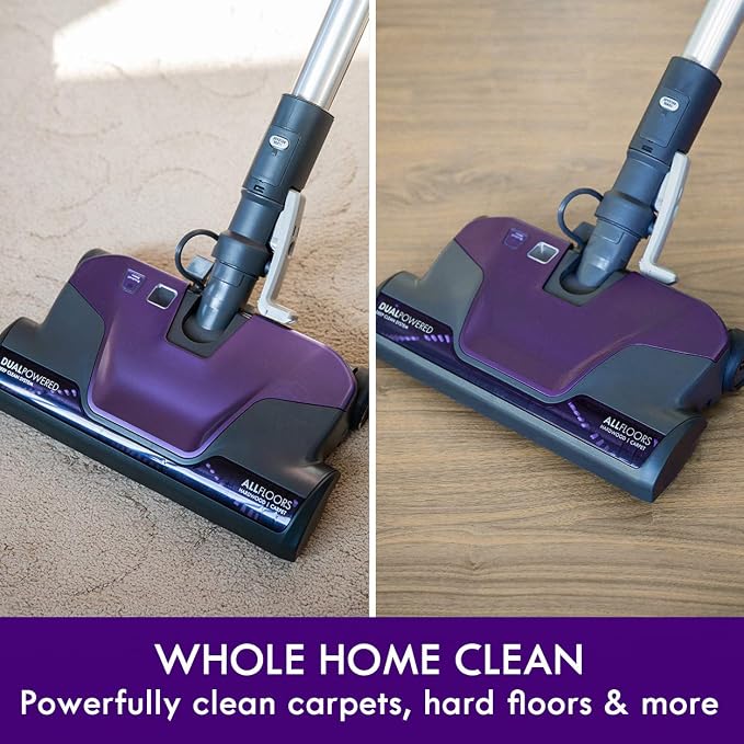 600 Series Pet Friendly Lightweight Bagged Canister Vacuum with Pet PowerMate, Pop-N-Go Brush, 2 Motors, HEPA Filter
