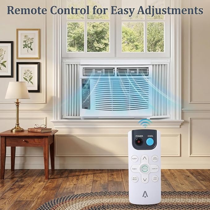 6000 BTU Smart Window Air Conditioner App Control, Air Conditioning Unit Cools Up to 350 Sq ft, Dehumidifier &, alternate