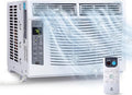 6000 BTU Smart Window Air Conditioner with WiFi, App & Remote Control Window AC Unit, Timer Function and Easy Installation