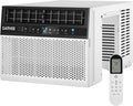 6000 BTU U-Shaped Window Air Conditioner, Cools Up to 269 Sq.Ft., Ultra Quiet Operation, Energy Efficient, Includes Remote