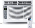 6000-BTU Window Air Conditioner, Wi-Fi Enabled, Up to 250 Sqf, Window AC Units with Cool and Fan Functions, Washable Filter