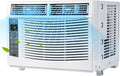 6000 BTU Window Air Conditioner (Window AC Unit), Compact Window AC with Remote Control & 3 Cooling Speeds, Quiet Air