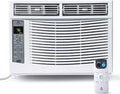 6000 BTU Window Air Conditioner with WiFi, Smart Window AC Unit Cools 350 Sq ft, Works with App & Remote, Ultra Quiet Sleep