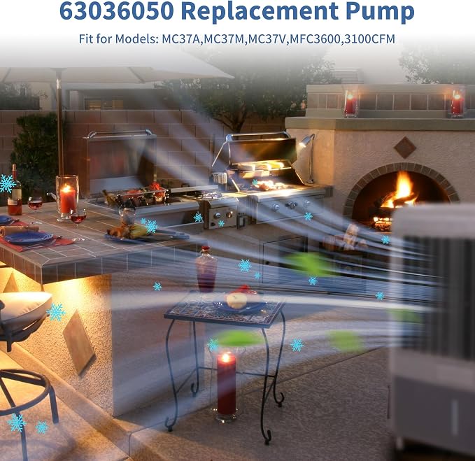 6036050 Evaporative Coolers Pump Ultra Quiet with Dry Burning Protection,Pump Fit for Models