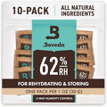 62% RH Size 8-10 Pack Two-Way Humidity Control Packs - for Storing 1 oz - Moisture Absorber for Small Storage Containers