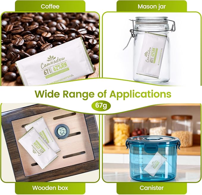 62% Two-Way Humidity Control Packets, 67g (5 Pack) – Moisture Absorbers & Hydration Packets for Storage, alternate product