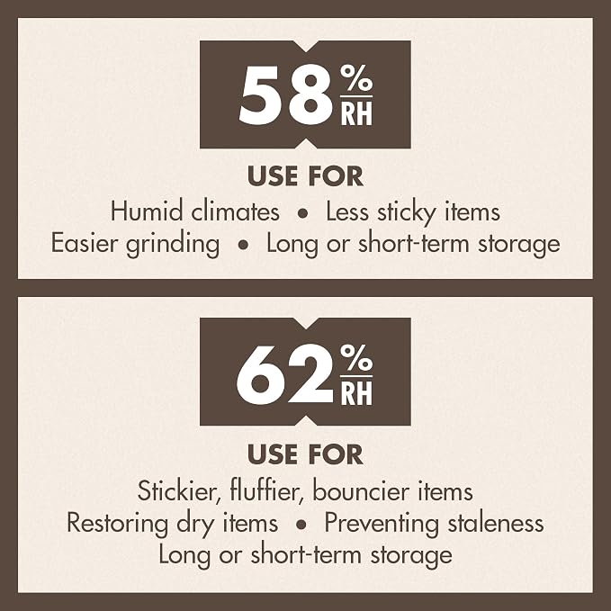 62% Two-Way Humidity Control Packs For Storing 1 lb – Size 67 – 4 Pack – Moisture Absorbers for Storage, alternate view 6