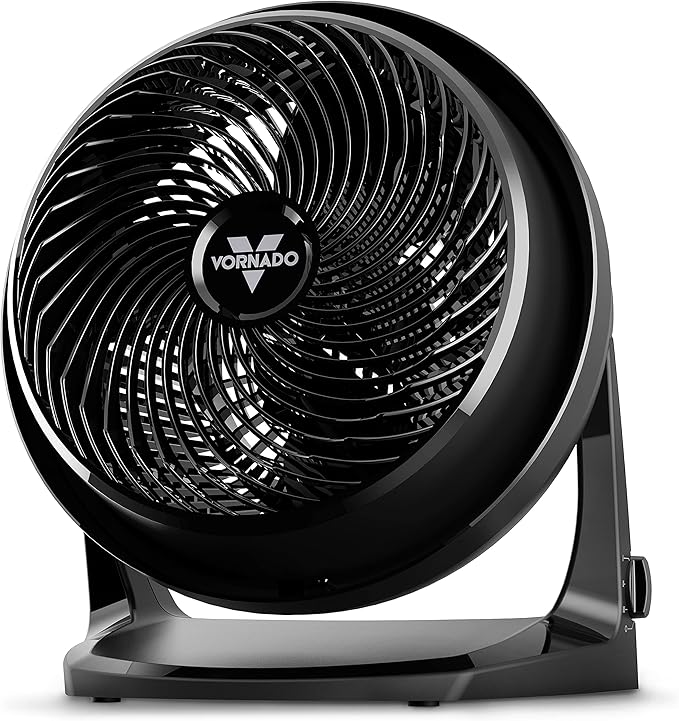 62 Whole Room Air Circulator Fan with 3 Speeds, Black, product image