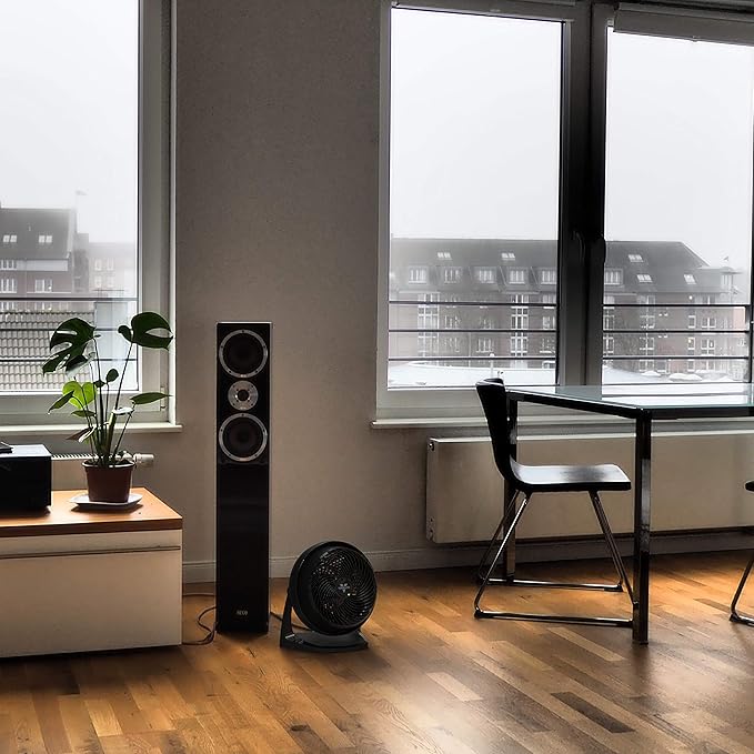 62 Whole Room Air Circulator Fan with 3 Speeds, Black, alternate product view 5