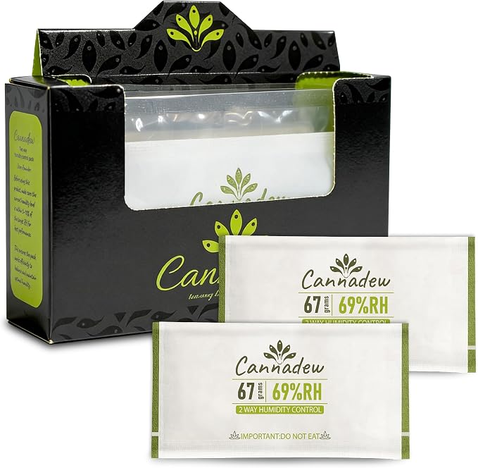 69% RH, 67g (5 Pack) Two-Way Humidity Control Pack – Moisture Absorbers & Hydration Packets for Storage, product image