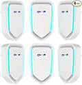 6Pack Air Ionizer Plug In, Filterless Home Negative Air Purifier, Quiet Air Freshener Portable Cleaner for Odors Smoke Dust