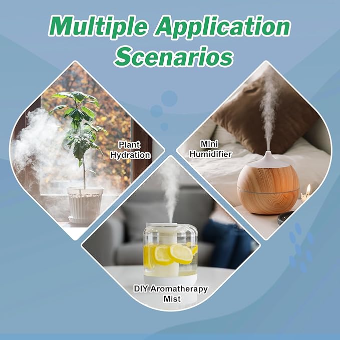 6Pcs USB Humidifier Module 5V Humidifieration Atomizer Spray Circuit Ultrasonic Humidifier Board Atomization Plate Disc Drive