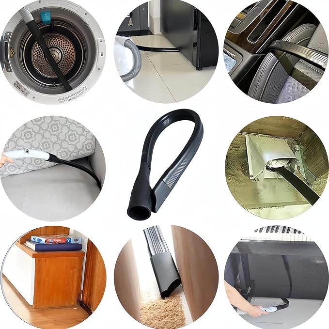 6PCS Vacuum Cleaner Attachments for Shark Rocket. 2-in-1 Crevice & Dusting Brush Combo. Includes flexible crevice tool and