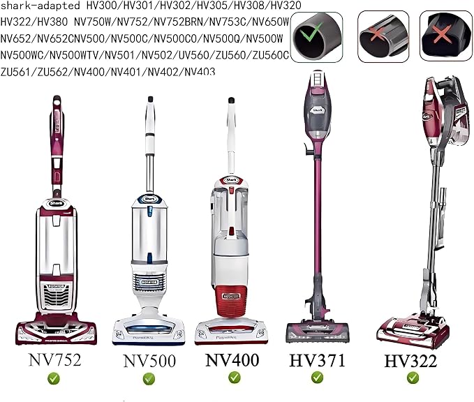 6PCS Vacuum Cleaner Attachments for Shark Rocket. 2-in-1 Crevice & Dusting Brush Combo. Includes flexible crevice tool and