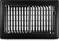 6x10 Floor Register – Black Heavy Duty Metal Floor Vent Cover for Home Floors - Premium Forced Air Vent Covers, product image