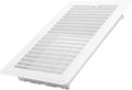 6x10 Inch Floor Register - Heavy Duty Steel Walkable Floor Vents - Easy Adjust Air Supply Lever - Vent Covers for Home