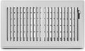 6x12 Floor Register – Cement Gray Heavy Duty Metal Floor Vent Cover for Home Floors - Premium Forced Air Vent Covers, product