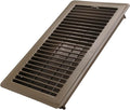 6x12 Inch Floor Register - Heavy Duty Steel Walkable Floor Vents - Easy Adjust Air Supply Lever - Vent Covers for Home