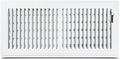 6x14 Floor Register – Soft White Heavy Duty Metal Floor Vent Cover for Home Floors - Premium Forced Air Vent
