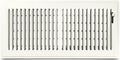 6x14 Floor Register – Warm White Heavy Duty Metal Floor Vent Cover for Home Floors - Premium Forced Air Vent Covers, product