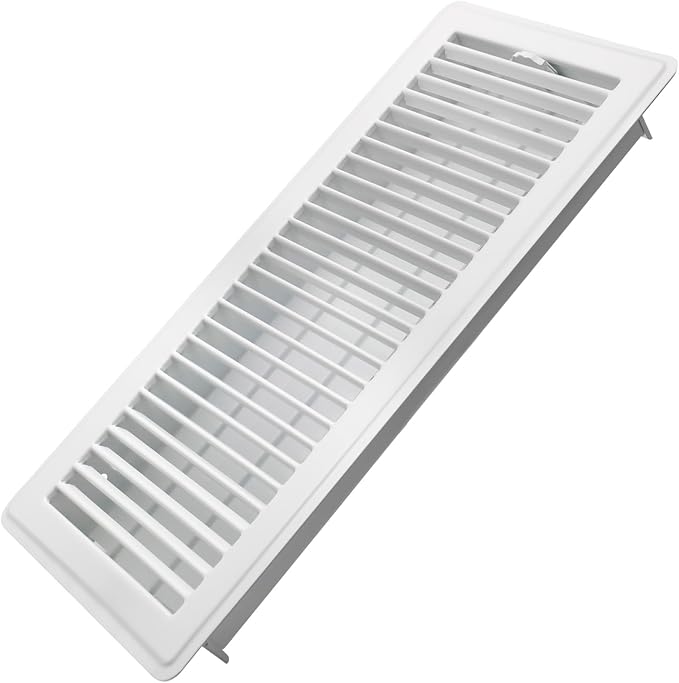 6x14 Inch Floor Vents Heavy Duty Floor Registers, Floor Air Vent Covers for Home Floor Wall Ceiling, Rust Proof Finish