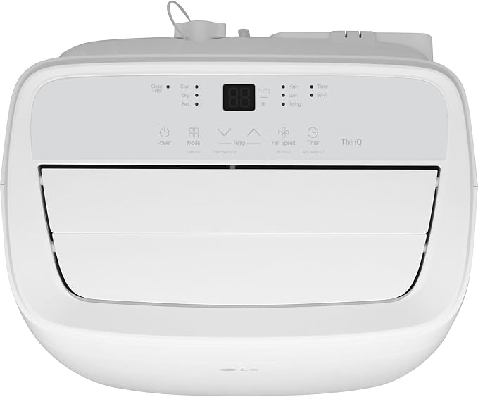7,300 BTU (DOE) / 11,000 BTU (ASHRAE) Smart Portable Air Conditioner, Cools 300 Sq.Ft. (15' x 20' room size),Smartphone &