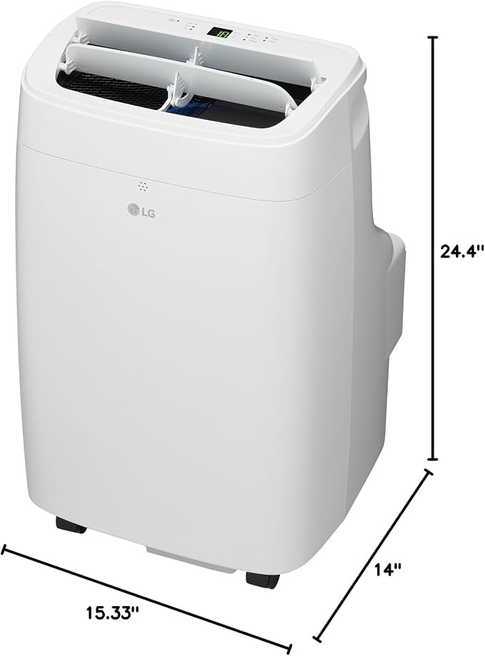 7,300 BTU (DOE) / 11,000 BTU (ASHRAE) Smart Portable Air Conditioner, Cools 300 Sq.Ft. (15' x 20' room size),Smartphone &
