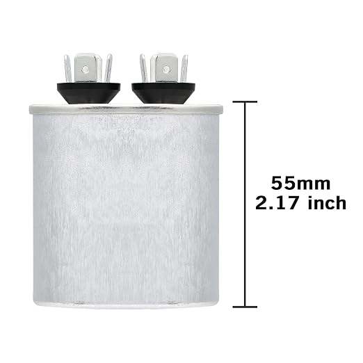7.5uF 370/440VAC 50/60Hz CBB65 CBB65A Oval Run Start Capacitor 7.5 MFD 370V/440V Air Conditioner Capacitors for AC Unit Fan